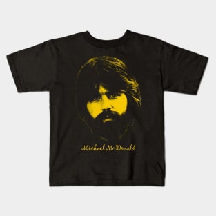 Michael McDonald Portrait Kids T-Shirt